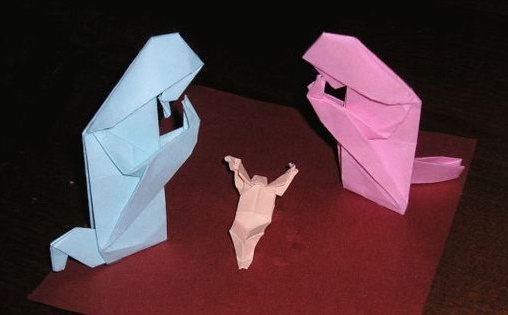 Presepio di Origami